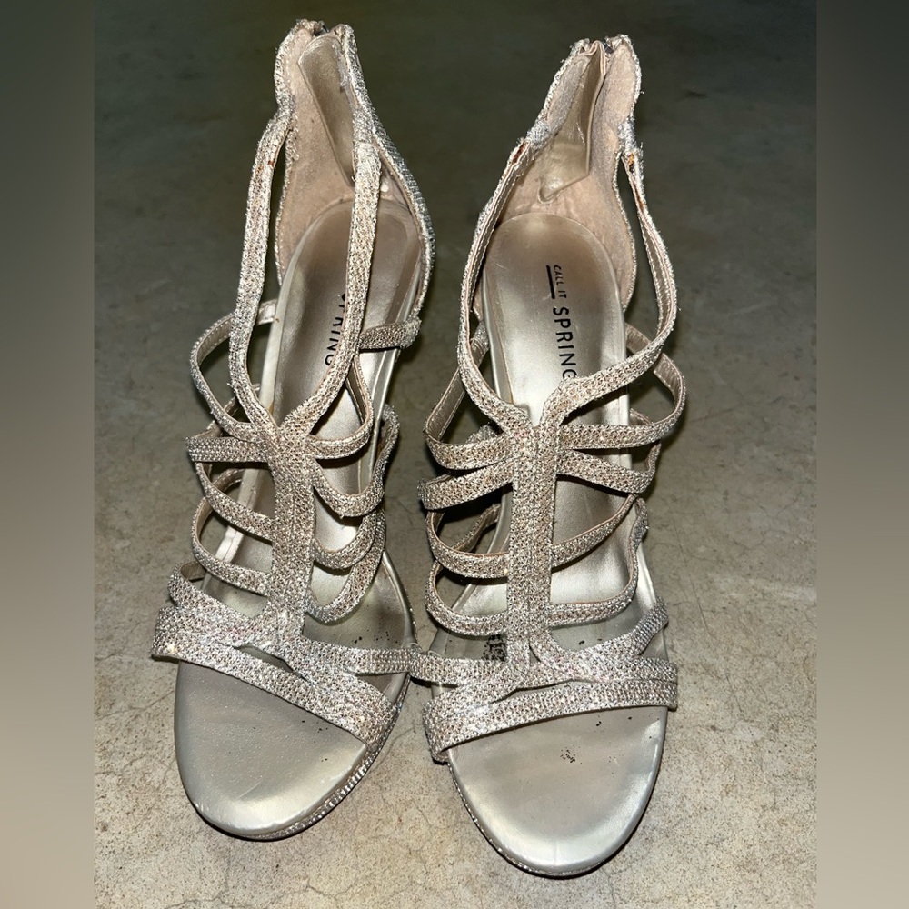 Call it Spring Gold Heels